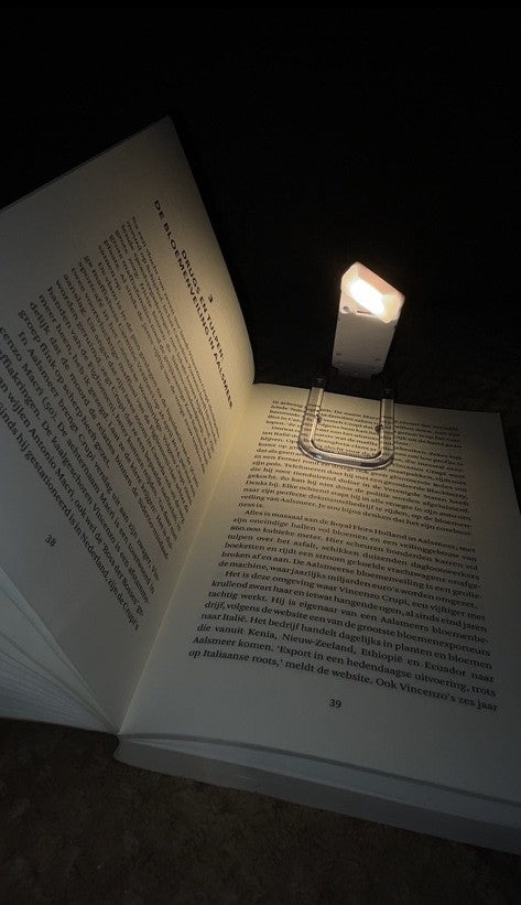 book reading  lamp